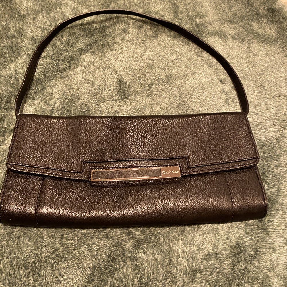 Calvin Klein black clutch